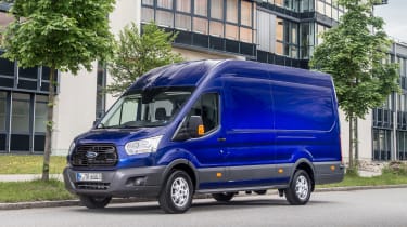 Ford Transit - front static blue