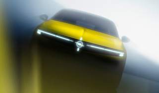 Vauxhall Astra facelift teaser - front