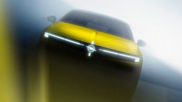 Vauxhall Astra facelift teaser - front