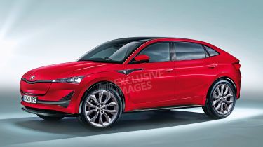 Skoda Vision E - front (watermarked)