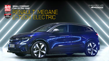 Renault Megane E-Tech Electric - New Car Awards 2022