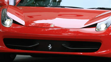 Ferrari 458 Italia - a very serious moustache 