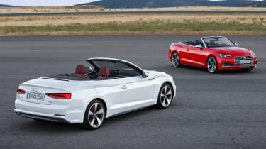 New Audi A5 Cabriolet 2017 red white