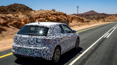 New Volkswagen Polo 2017 prototype on the road