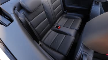 VW Golf R Cabriolet rear seats