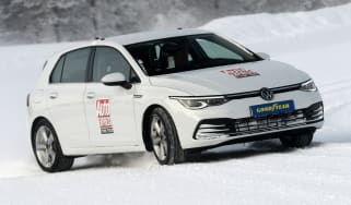 Volkswagen Golf - winter tyre testing - front
