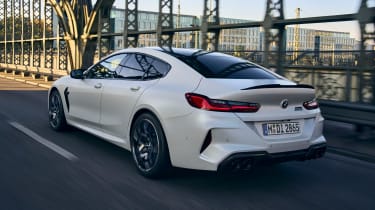 BMW M8 Competition 2022 - white rear