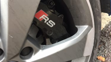 Audi RS3 long-term test review - wheel