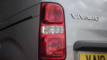 Vauxhall Vivaro van - rearlight