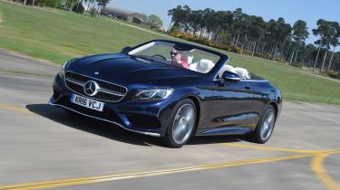 Convertible megatest - Mercedes S 500 Convertible - front tracking