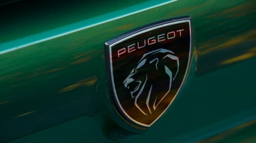 Peugeot 308 hybrid review - badge