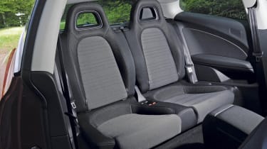 VW Scirocco Bluemotion rear seats