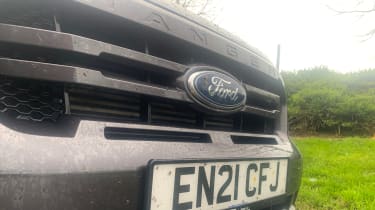 Ford Ranger bug-spattered grille