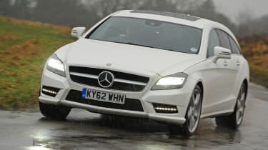 Mercedes CLS 350 CDI Shooting Brake front action