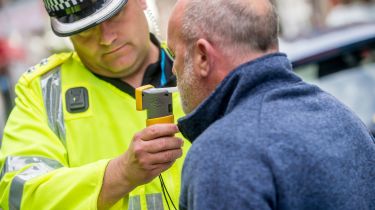 Breathalyser test drink driving