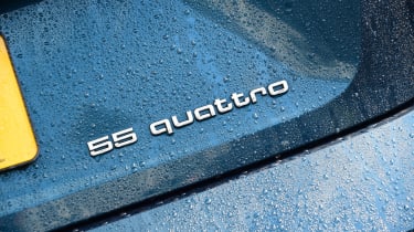 Audi e-tron long termer - final report 55 quattro badge