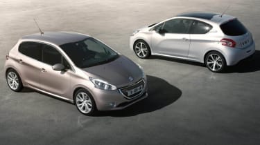 Peugeot 208 front and rear