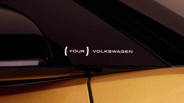 New VW ID. EVERY1 concept - door pillar writing