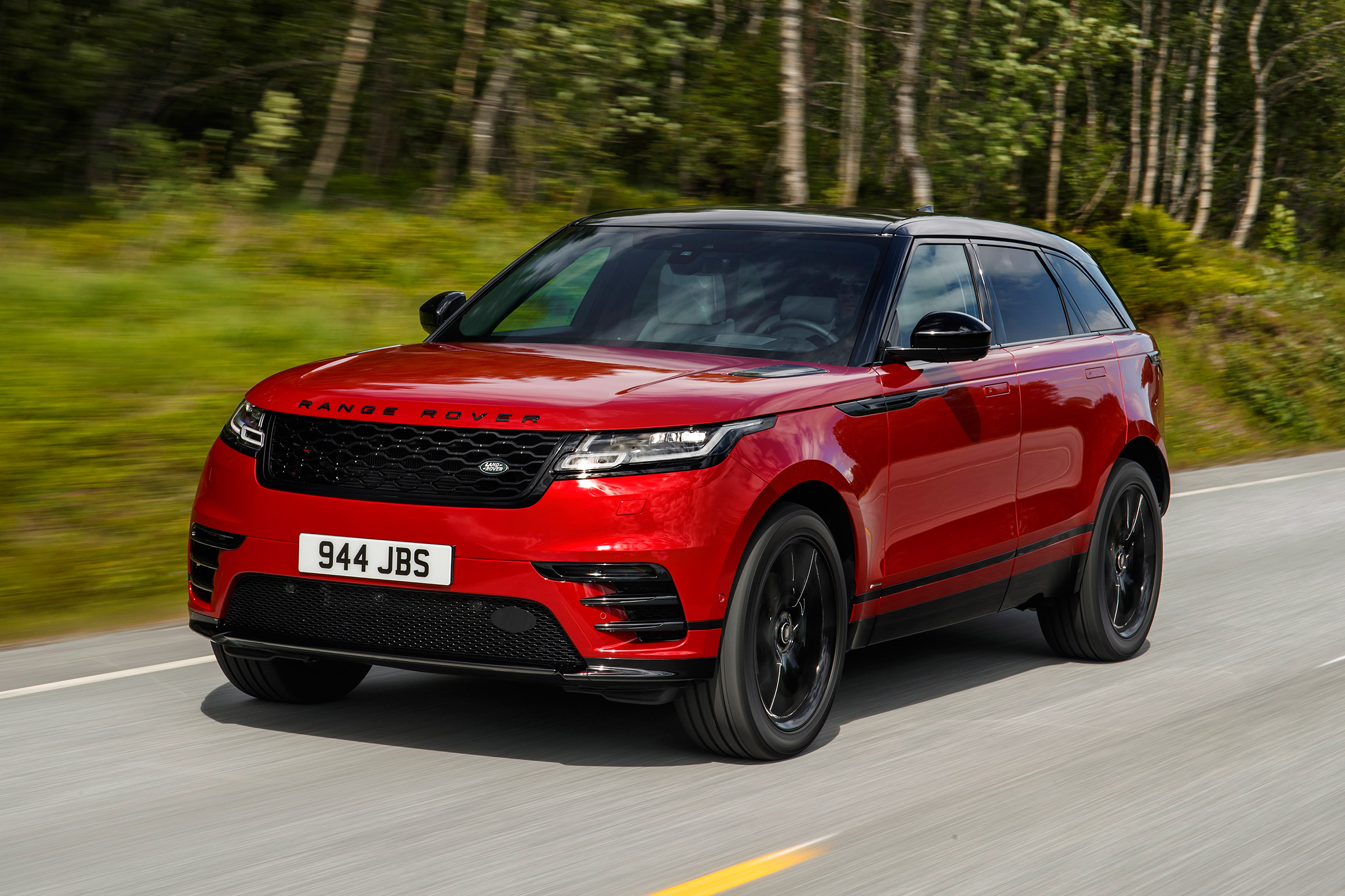 red range rover velar