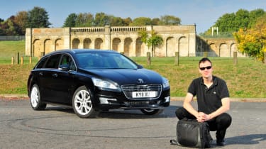 Peugeot 508 SW and Graham Hope