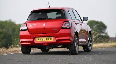 New Suzuki Swift Allgrip - rear cornering 