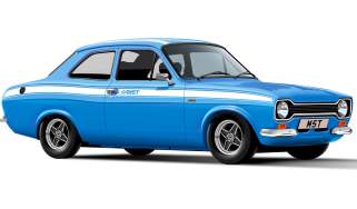 MST Ford Escort - front 3/4