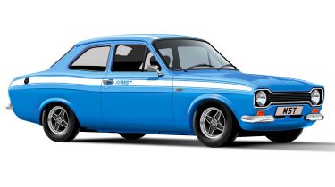MST Ford Escort - front 3/4