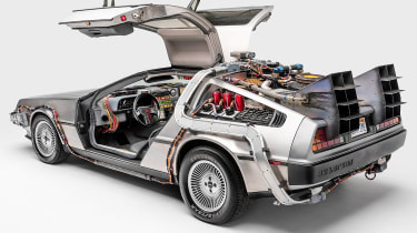 Petersen Automotive Museum - DMC DeLorean Back to the Future - rear static