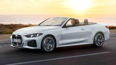 BMW 4 Series Convertible - front corner sunset