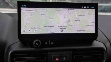 Citroen E-Berlingo - infotainment screen