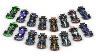 Selection of Hot Wheels F1 cars