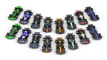 Selection of Hot Wheels F1 cars