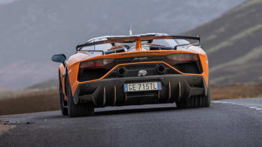 Lamborghini Aventador SVJ - rear action