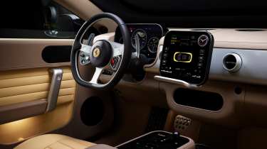 Ferrari Luce yellow interior