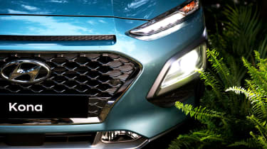 Hyundai Kona - front detail