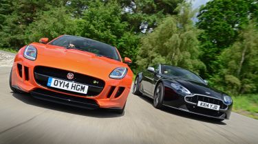 Jaguar F-Type vs Aston Martin V8 Vantage