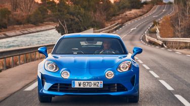 Alpine A110 - full front action