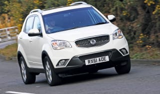 SsangYong Korando 2.0 Diesel front cornering