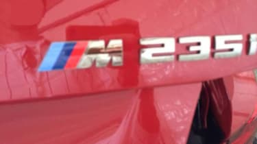 BMW M235i badge