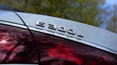 Mercedes E-Class E 300 e - badge detail