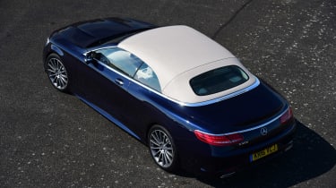 Convertible megatest - Mercedes S 500 Convertible - above roof up