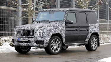 Mercedes G Class (camouflaged) - front angled