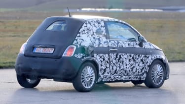 2020 Fiat 500 - spies - rear tracking