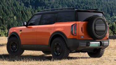 Electric Ford Bronco - rear 3/4 static