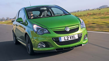 Vauxhall Corsa VXR Nurburgring Edition front tracking