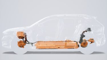 Volvo XC40 EV teaser - drivetrain