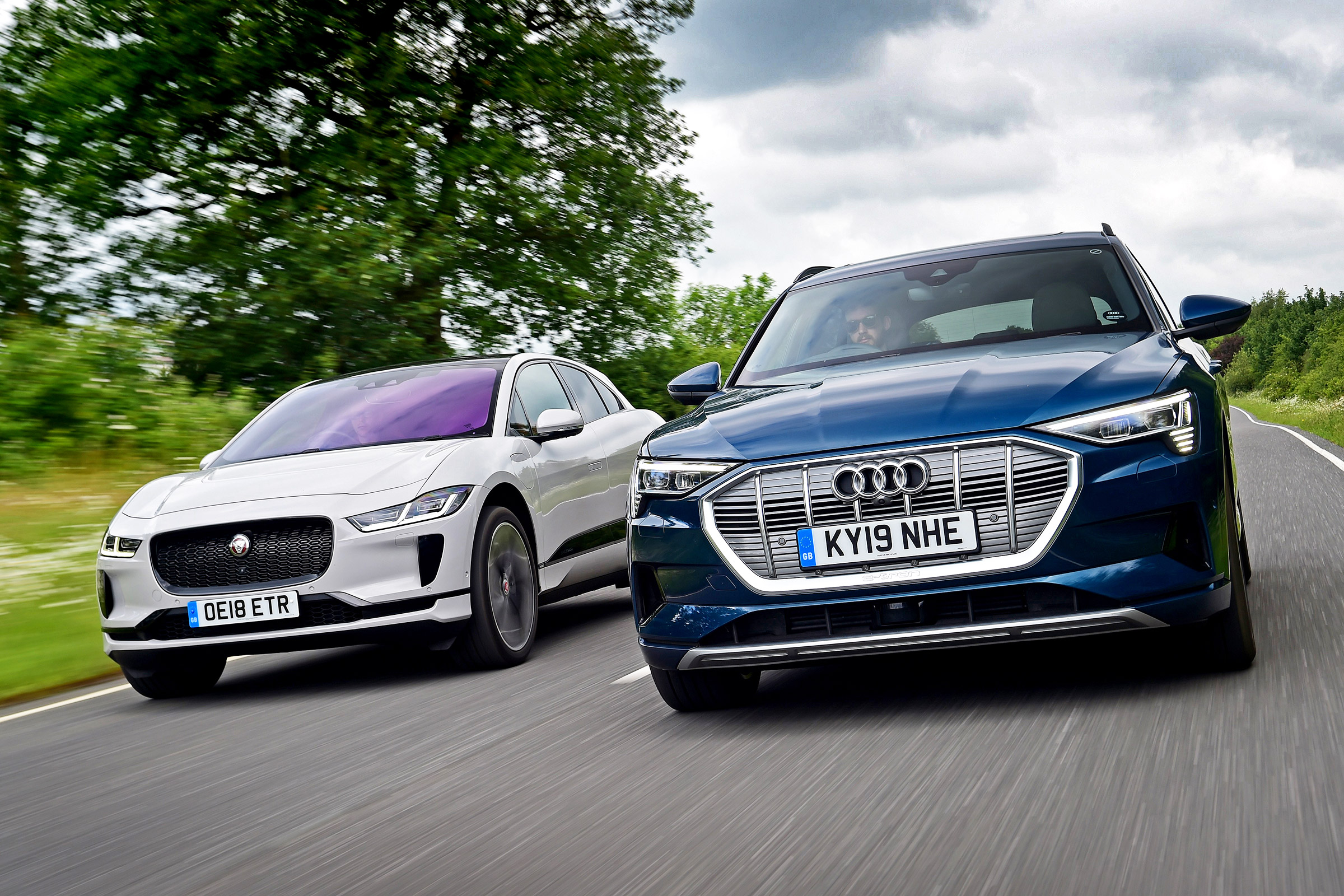 Audi E Tron Vs Jaguar I Pace Auto Express