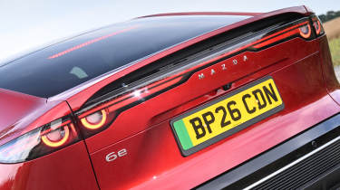 Mazda 6e in the UK - rear
