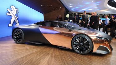 Peugeot Onyx supercar front three-quarters