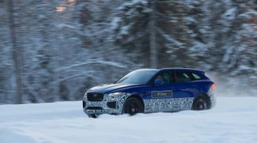 Jaguar F-Pace prototype - driving